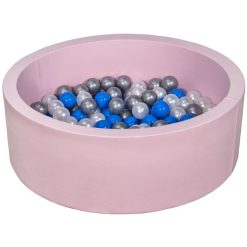 Bon marché ???? Piscine à Balles Aire De Jeu + 150 Balles Rose Perle, Bleu, Argent ????