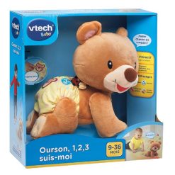 Alternative view of Top 10 ???? VTECH Peluche Interactive Ourson 1, 2, 3 Suis-moi ????